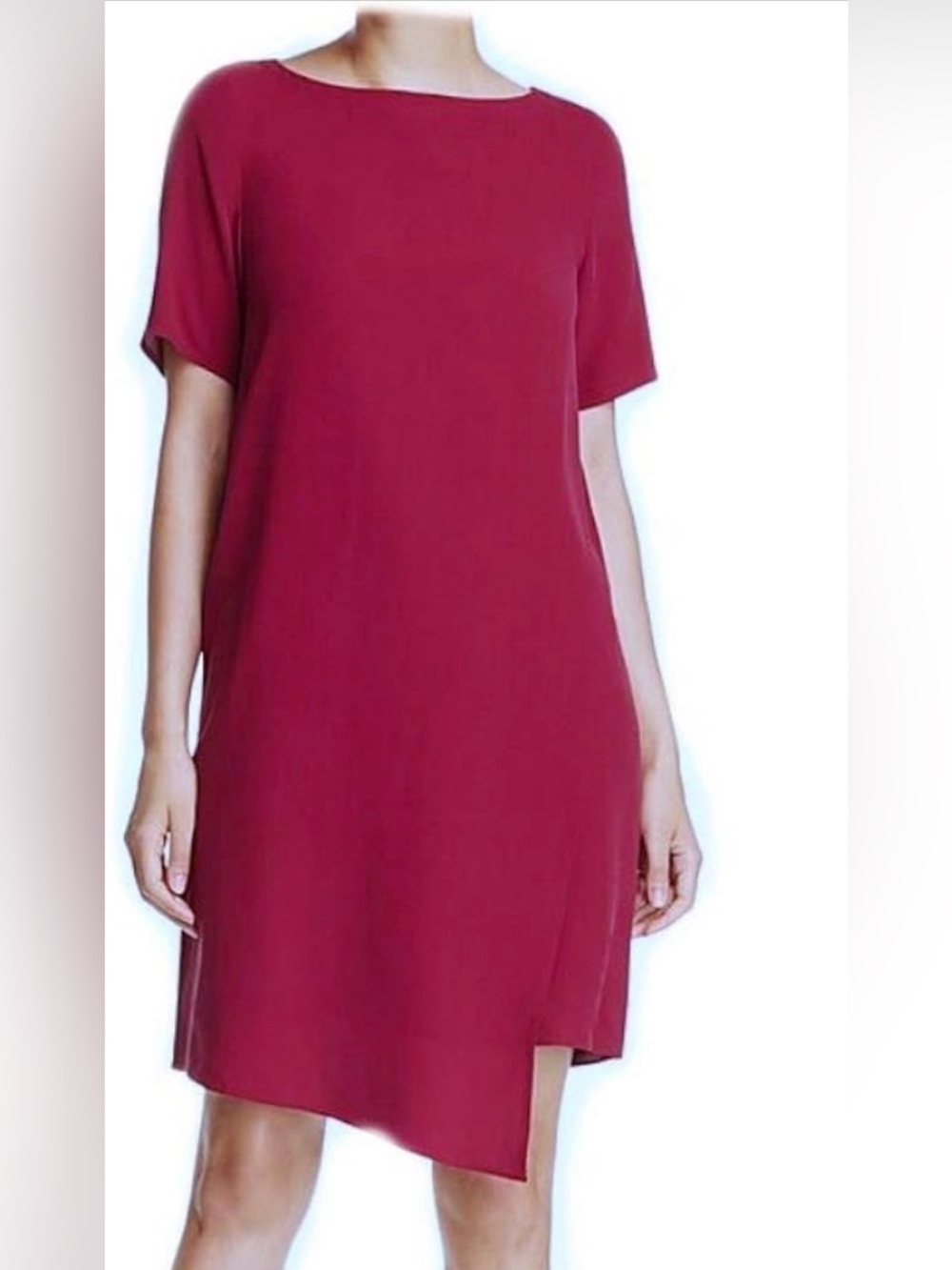 Eileen Fisher NWT silk georgette crepe dress